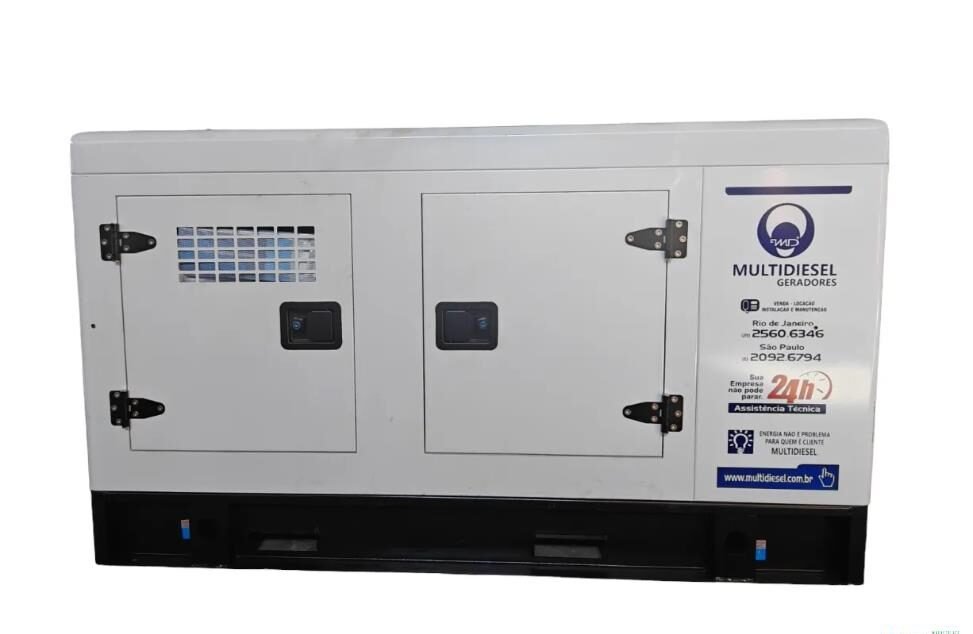 Geradores de 25 a 115 kVA Multidiesel para aluguel no Rio de Janeiro